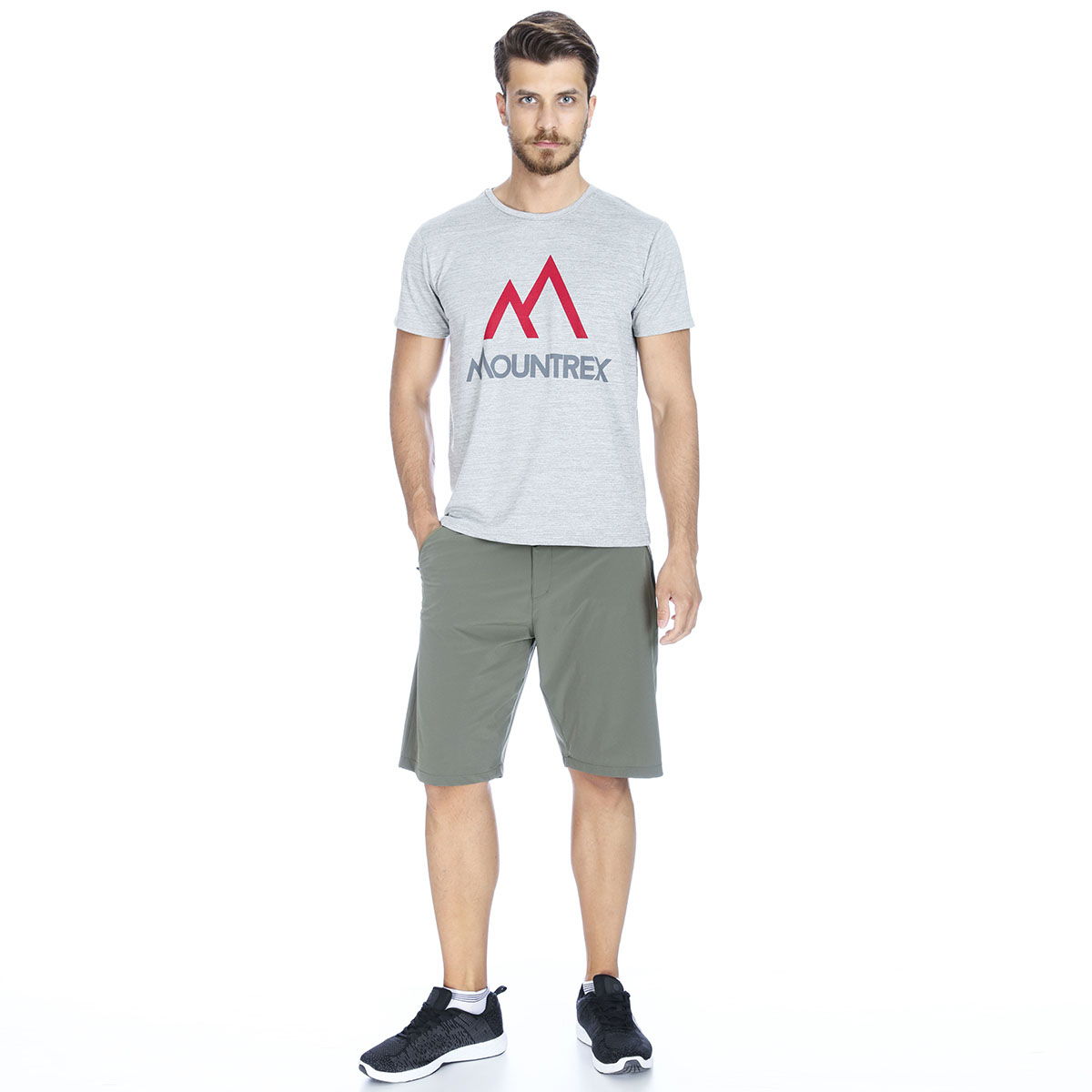 Mikoutshortman Erkek Yeşil Şort M10003-FRT