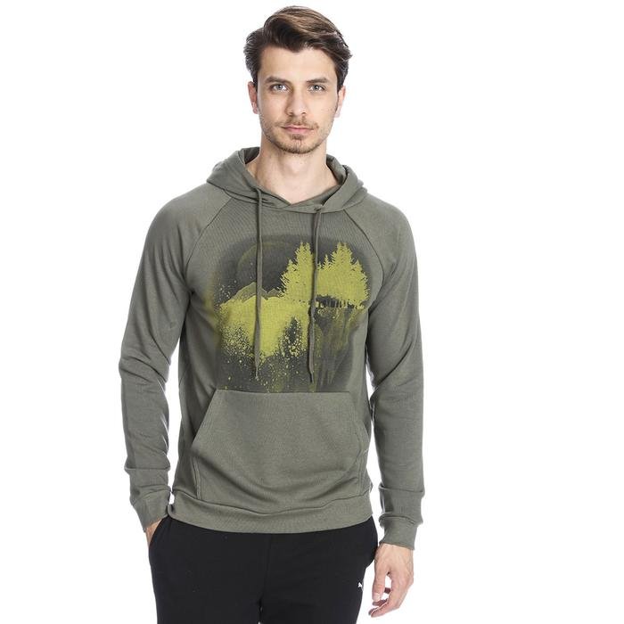 Sweforest Erkek Yeşil Koşu Sweatshirt M10016-FRT 1066072