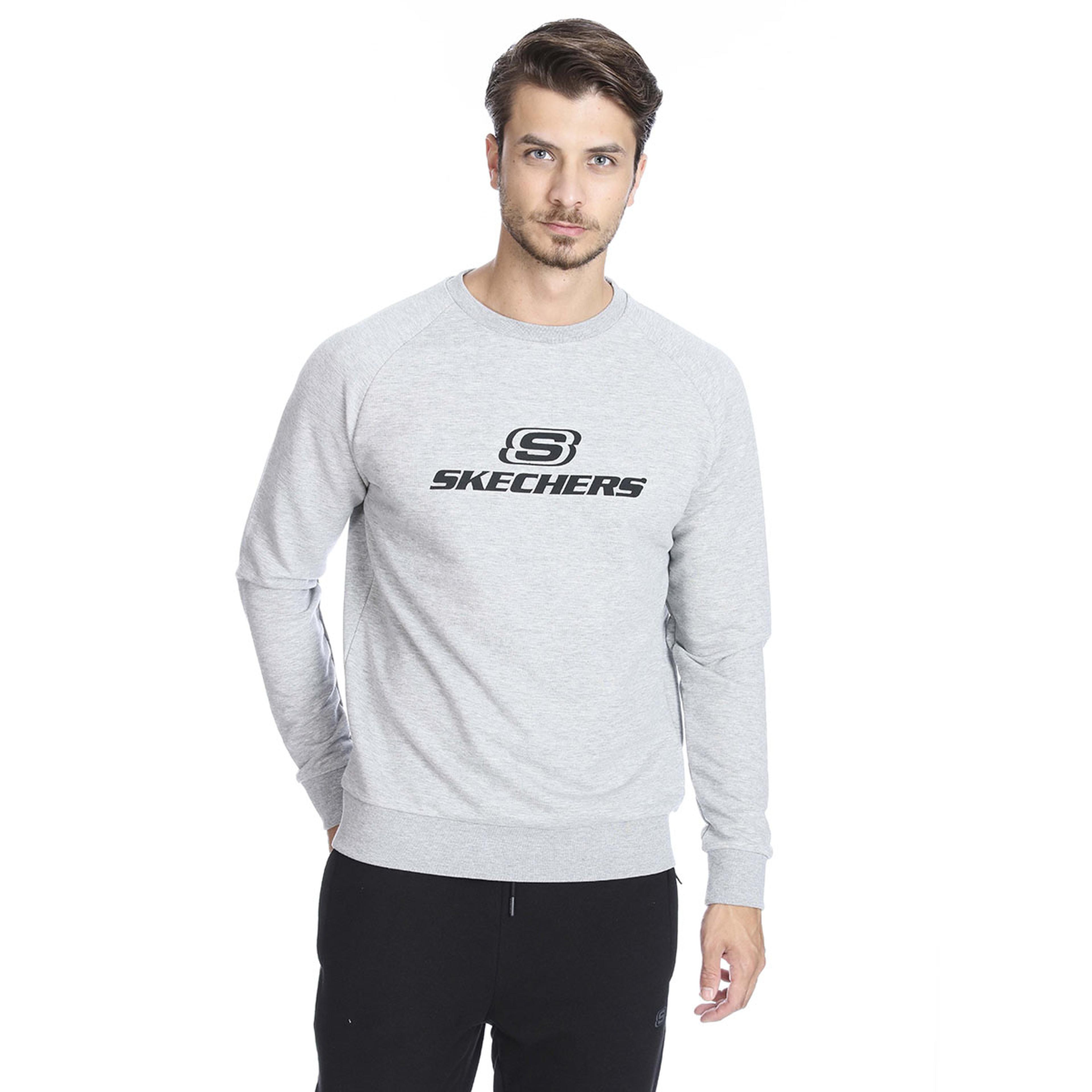 Hero Crew Neck Erkek Beyaz Günlük Stil Sweatshirt S192110-035