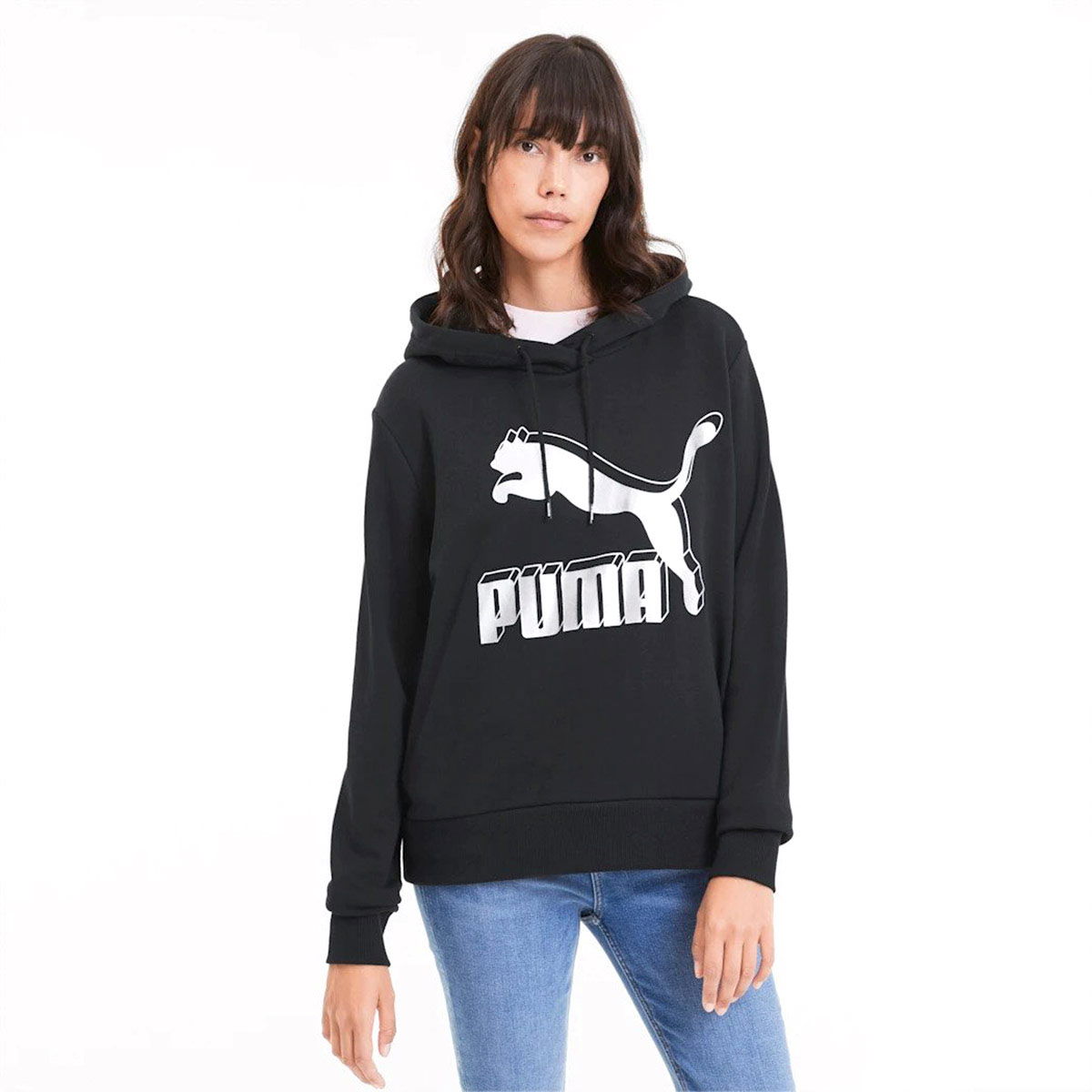 Classics Kadın Siyah Kapüşonlu Sweatshirt 59520171