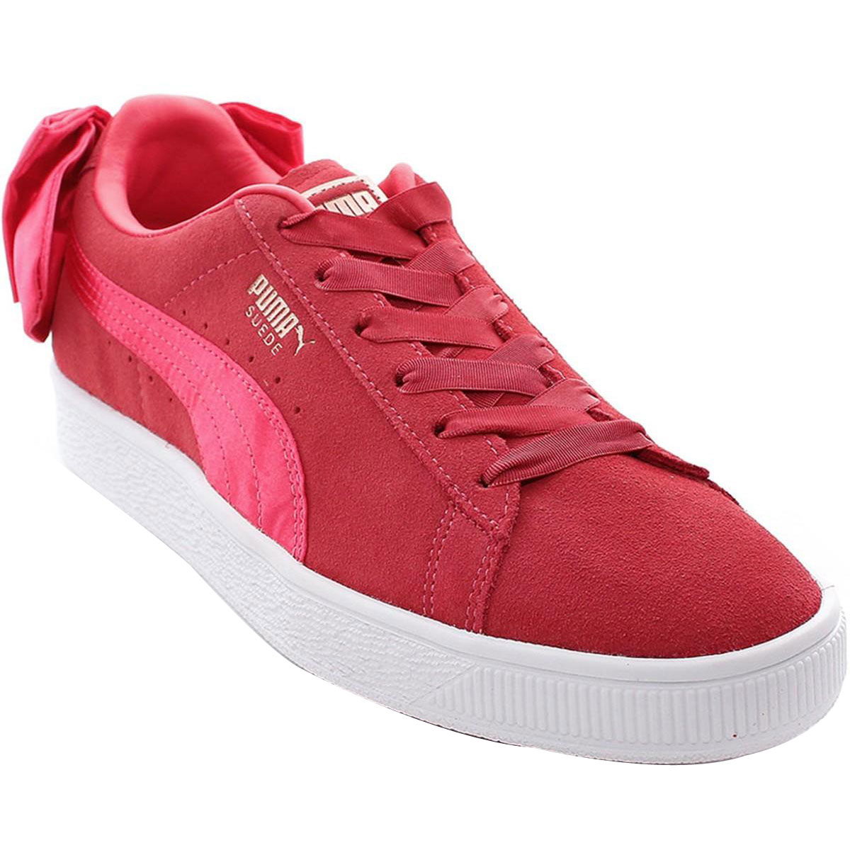 Suede Bow Jr Kadın Kırmızı Günlük Ayakkabı 36731602
