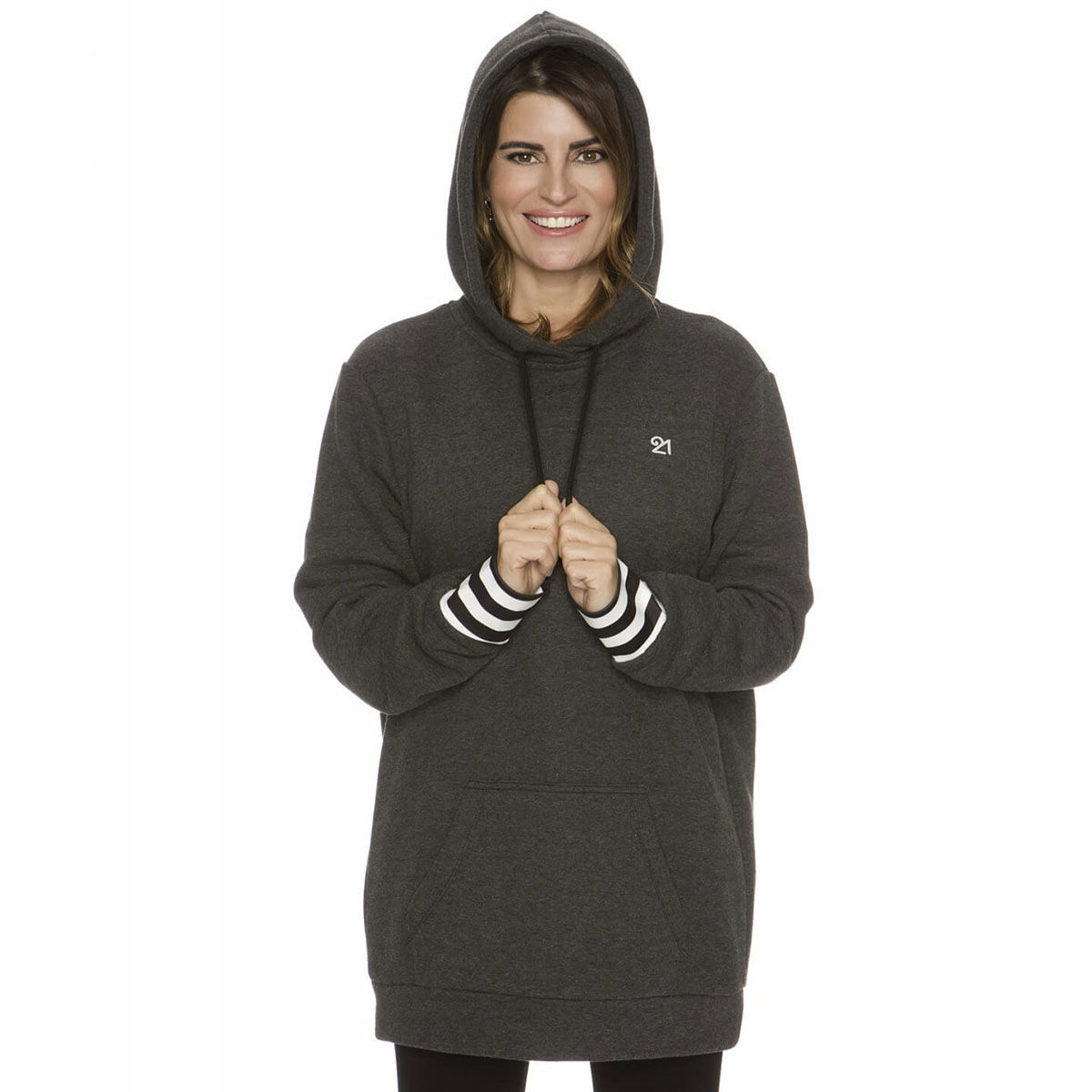 Kadın Gri Antrenman Sweatshirt WHD2S24