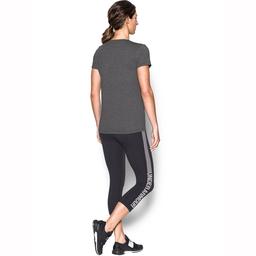 Threadborne Trainv Twist Kadın Gri Antrenman Tişört 1289650-001