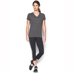 Threadborne Trainv Twist Kadın Gri Antrenman Tişört 1289650-001