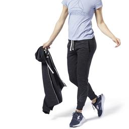TE Marble Logo Pant Kadın Siyah Eşofman Altı EC2331