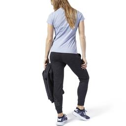 TE Marble Logo Pant Kadın Siyah Eşofman Altı EC2331