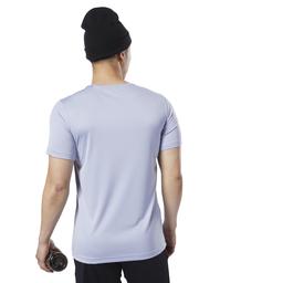Wor Poly Graphic Erkek Mavi Antrenman Tişört EC0864