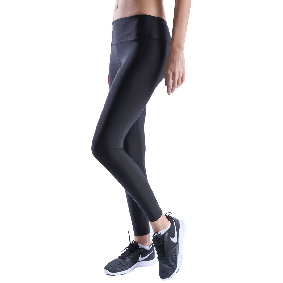 Shinetight Kadın Parlak Siyah Tayt 710475-00B