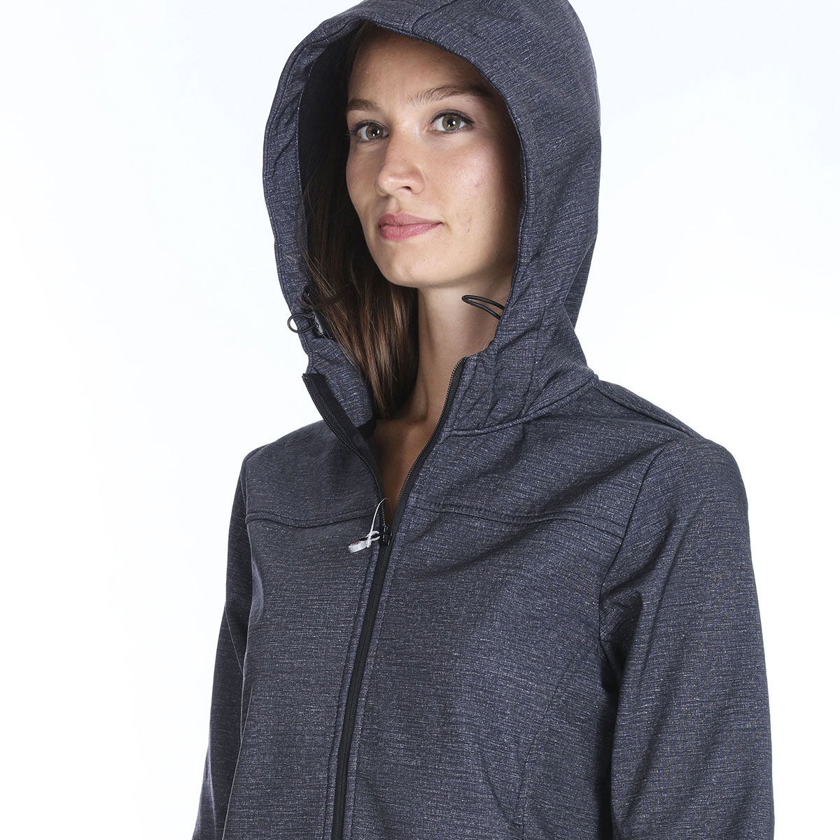 Kadın Siyah Kapüşonlu Outdoor Mont M100058-SYH