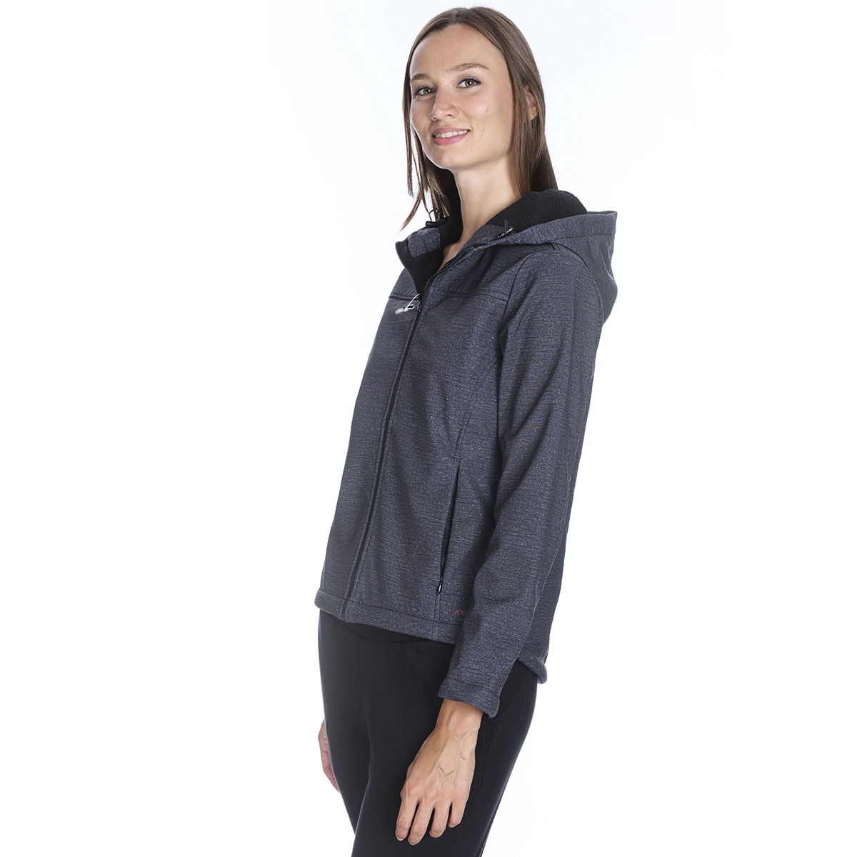 Kadın Siyah Kapüşonlu Outdoor Mont M100058-SYH