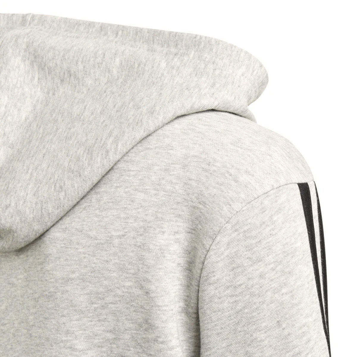 Must Haves Çocuk Gri 3 Bantlı Antrenman Kapüşonlu Sweatshirt DV0822