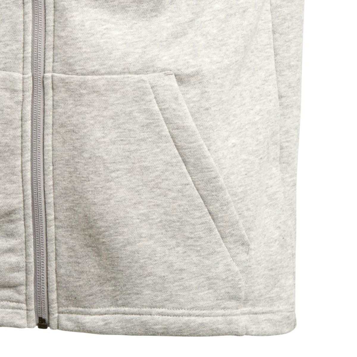 Must Haves Çocuk Gri 3 Bantlı Antrenman Kapüşonlu Sweatshirt DV0822