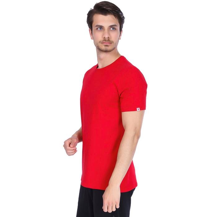Basic Erkek Kırmızı Günlük Stil Tişört 710200-00K 996651
