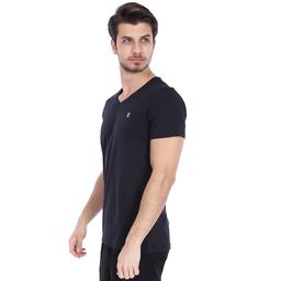 Flavebasic Erkek Siyah Günlük Stil Tişört 710387-00B