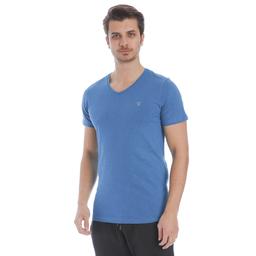 Flavebasic Erkek Mavi Günlük Stil Tişört 710387-PTR