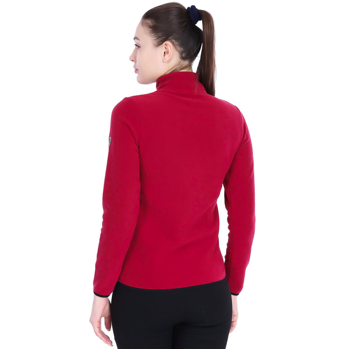 Kadın Bordo Polar Sweatshirt 710081-0MR