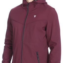 Erkek Bordo Kapüşonlu Outdoor Mont 710754-BRD