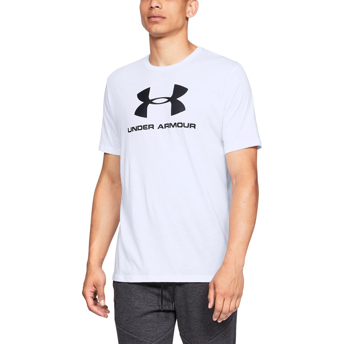 Sportstyle Logo Erkek Beyaz Tişört 1329590-100