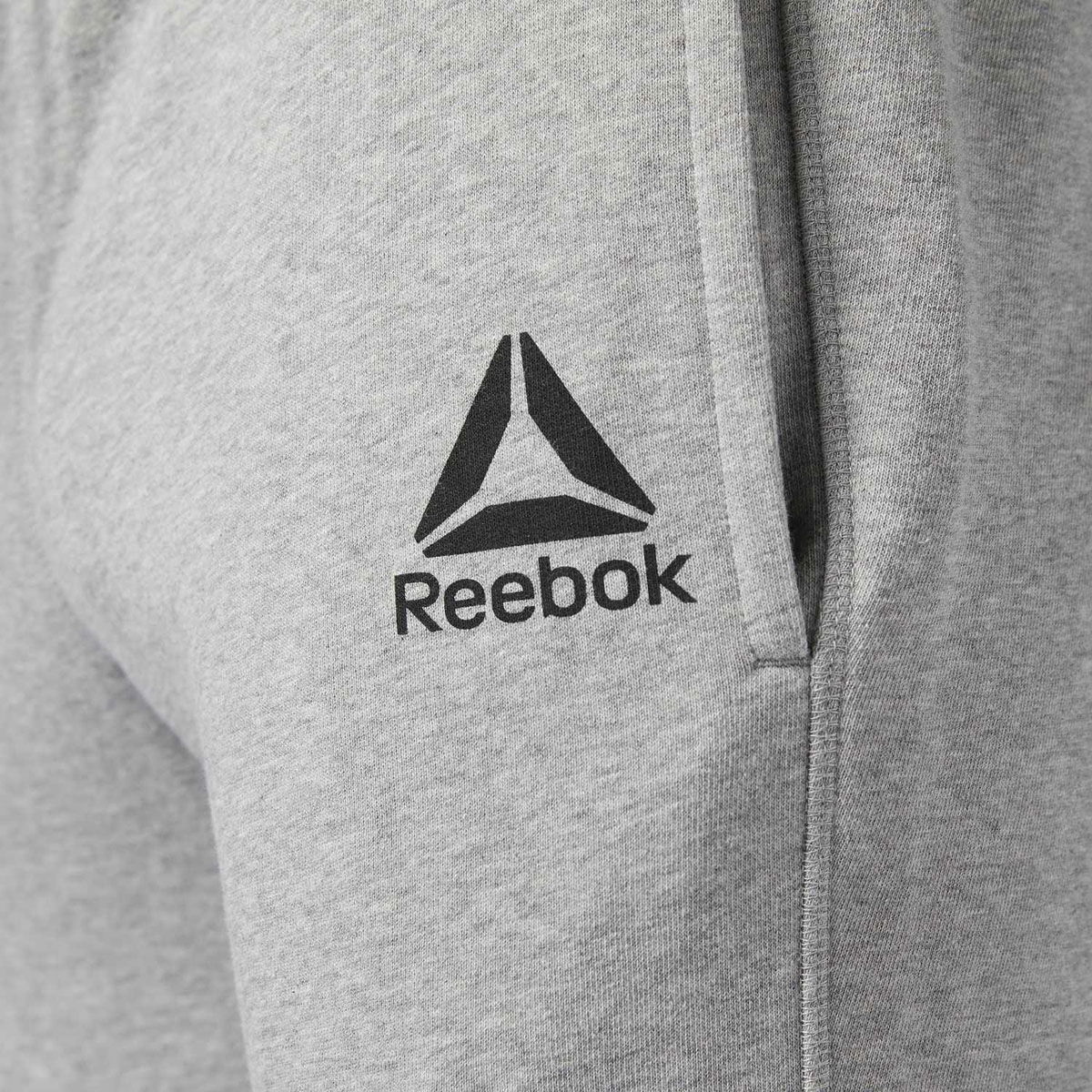 Us Tacked Logo Jogger Erkek Gri Eşofman Altı BR7934