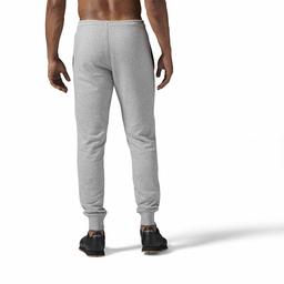Us Tacked Logo Jogger Erkek Gri Eşofman Altı BR7934