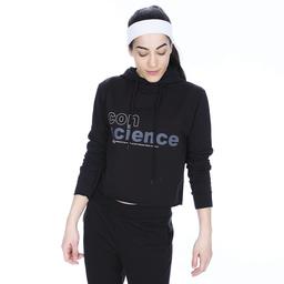 Newswekis Kadın Siyah Koşu Sweatshirt 710429-00B