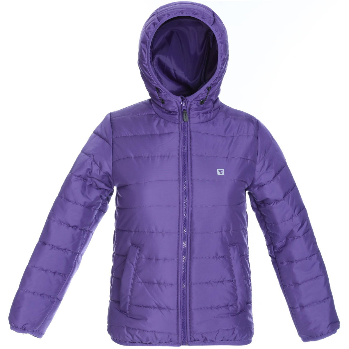 Çocuk Mor Kapüşonlu Outdoor Mont G10008-MOR