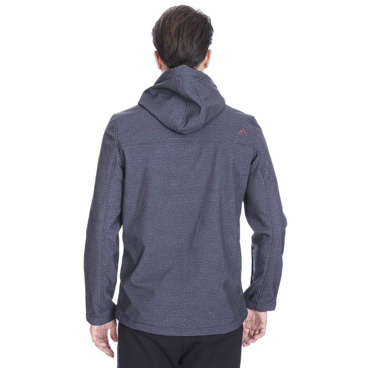 Erkek Siyah Kapüşonlu Outdoor Mont M100059-SYH