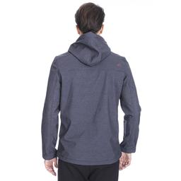 Erkek Siyah Kapüşonlu Outdoor Mont M100059-SYH