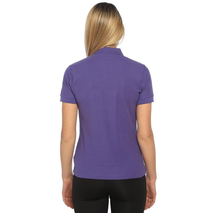Basic Kadın Mor Günlük Stil Polo Tişört 100836-LIL 500955