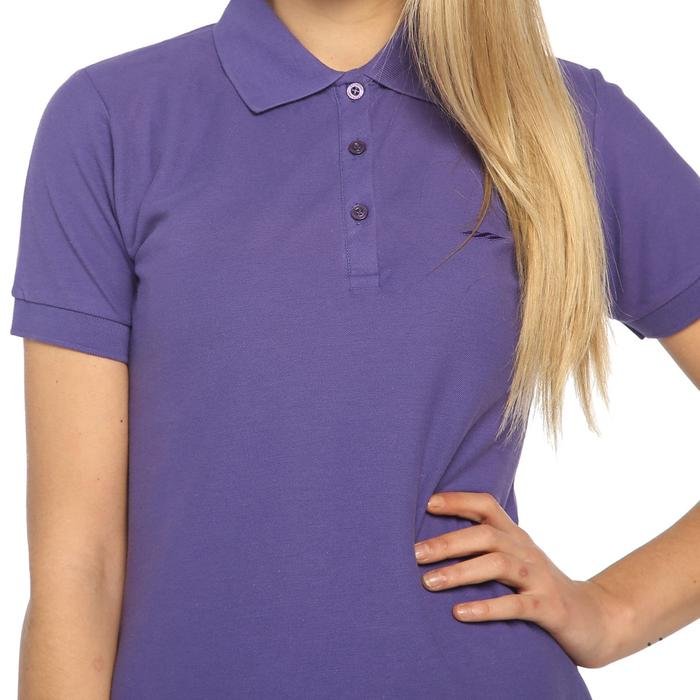 Basic Kadın Mor Günlük Stil Polo Tişört 100836-LIL 500955