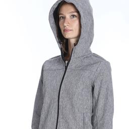 Kadın Gri Kapüşonlu Outdoor Mont M100058-GRI