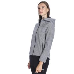 Kadın Gri Kapüşonlu Outdoor Mont M100058-GRI