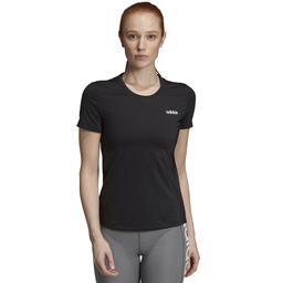 W D2M Solid Tee Kadın Siyah Antrenman Tişört EI5512