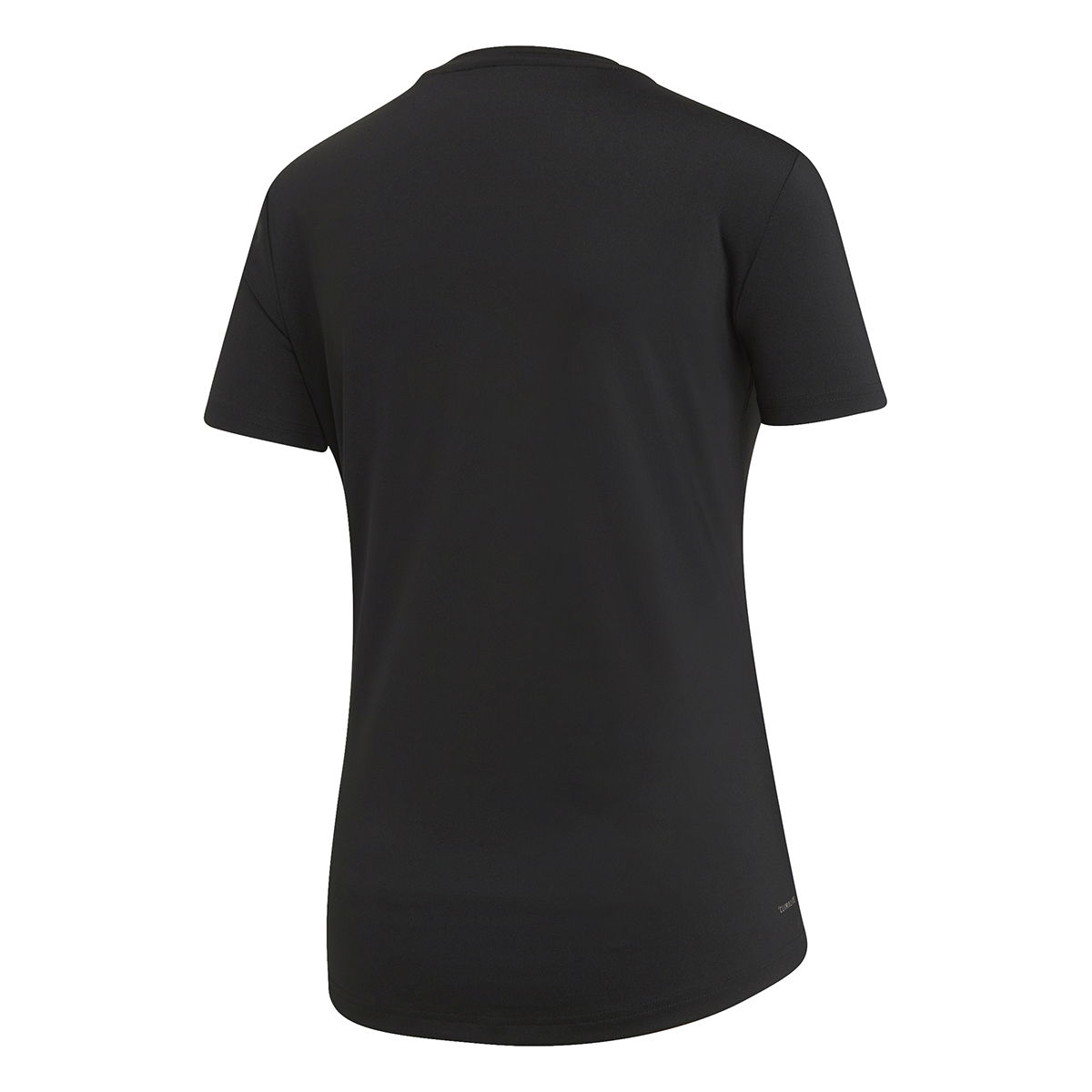 W D2M Solid Tee Kadın Siyah Antrenman Tişört EI5512