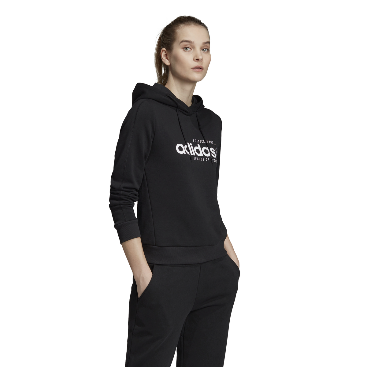 Bb Hdy Kadın Siyah Günlük Stil Sweatshirt EI4632