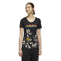 Farm P Tshirt Kadın Siyah Günlük Stil Tişört EI4829
