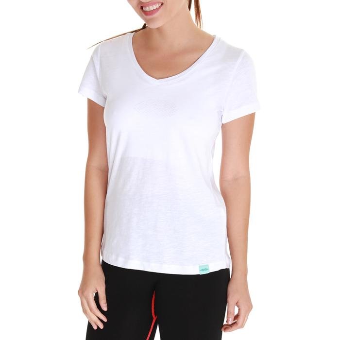 Spo-Flakestop Kadın Beyaz Günlük Stil Tişört 610003-00W-SP 1277885