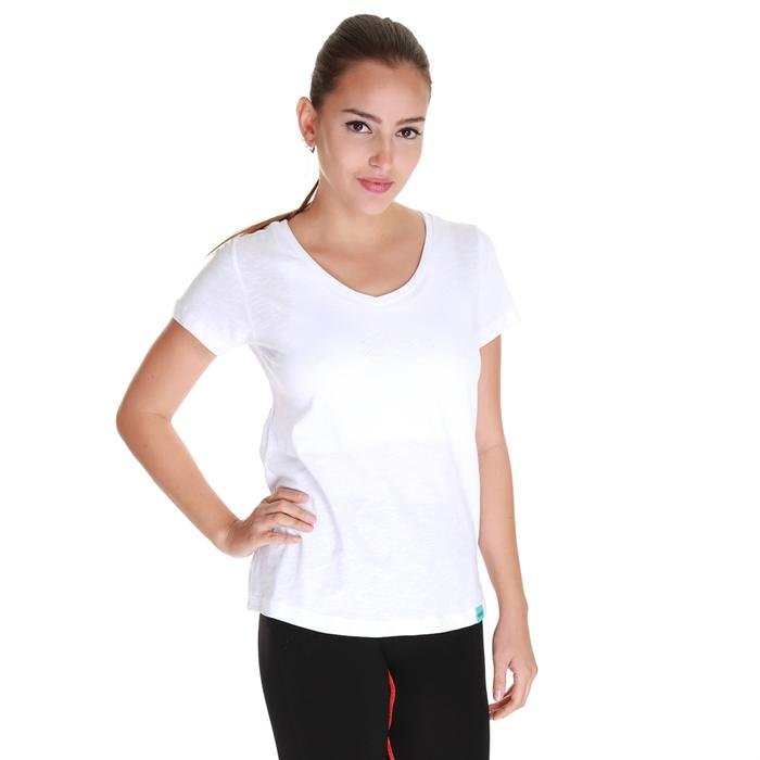 Spo-Flakestop Kadın Beyaz Günlük Stil Tişört 610003-00W-SP 1277883