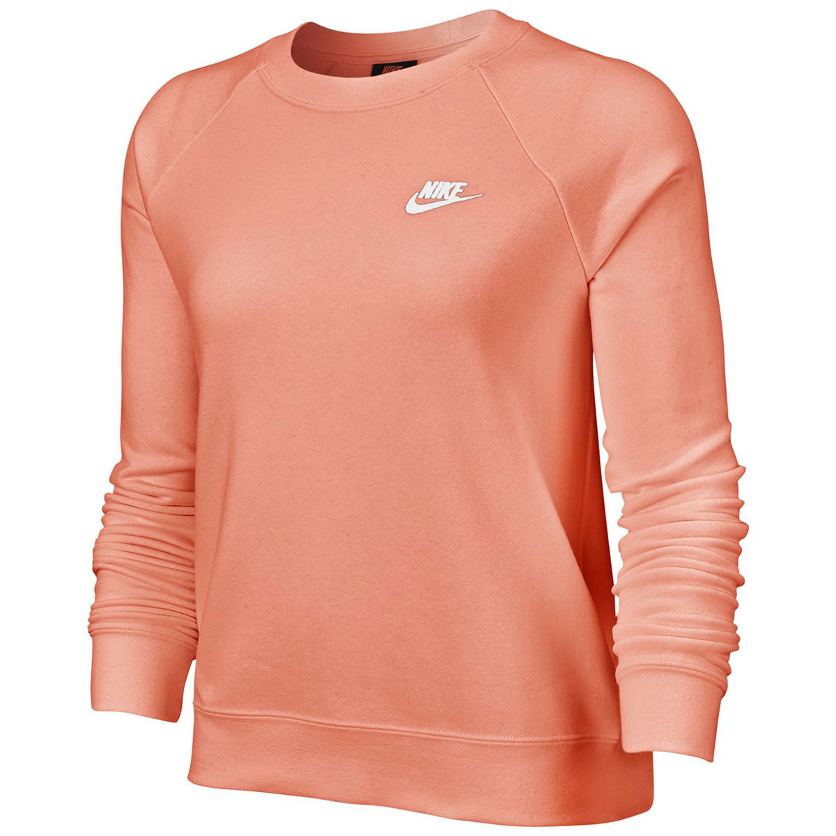 Essntl Crew Flc Kadın Pembe Günlük Stil Uzun Kollu Tişört BV4110-606