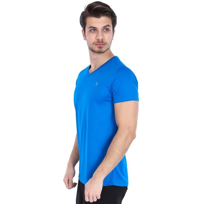 Polvebasic Erkek Mavi Günlük Stil Tişört 710303-0IM 987919