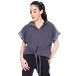 Satbagform Kadın Gri Koşu Tişört 710618-ANT