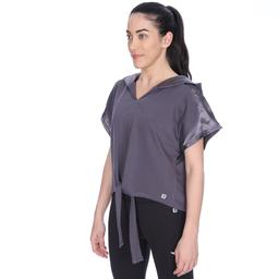 Satbagform Kadın Gri Koşu Tişört 710618-ANT