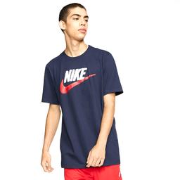Brand Mark Erkek Mavi Günlük Stil Tişört AR4993-452