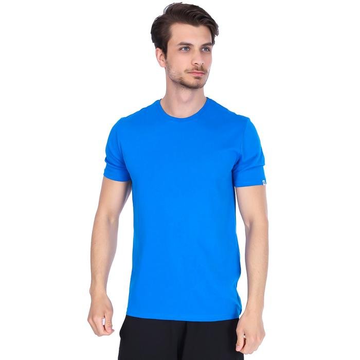 Basic Erkek Mavi Günlük Stil Tişört 710200-0SX 996657