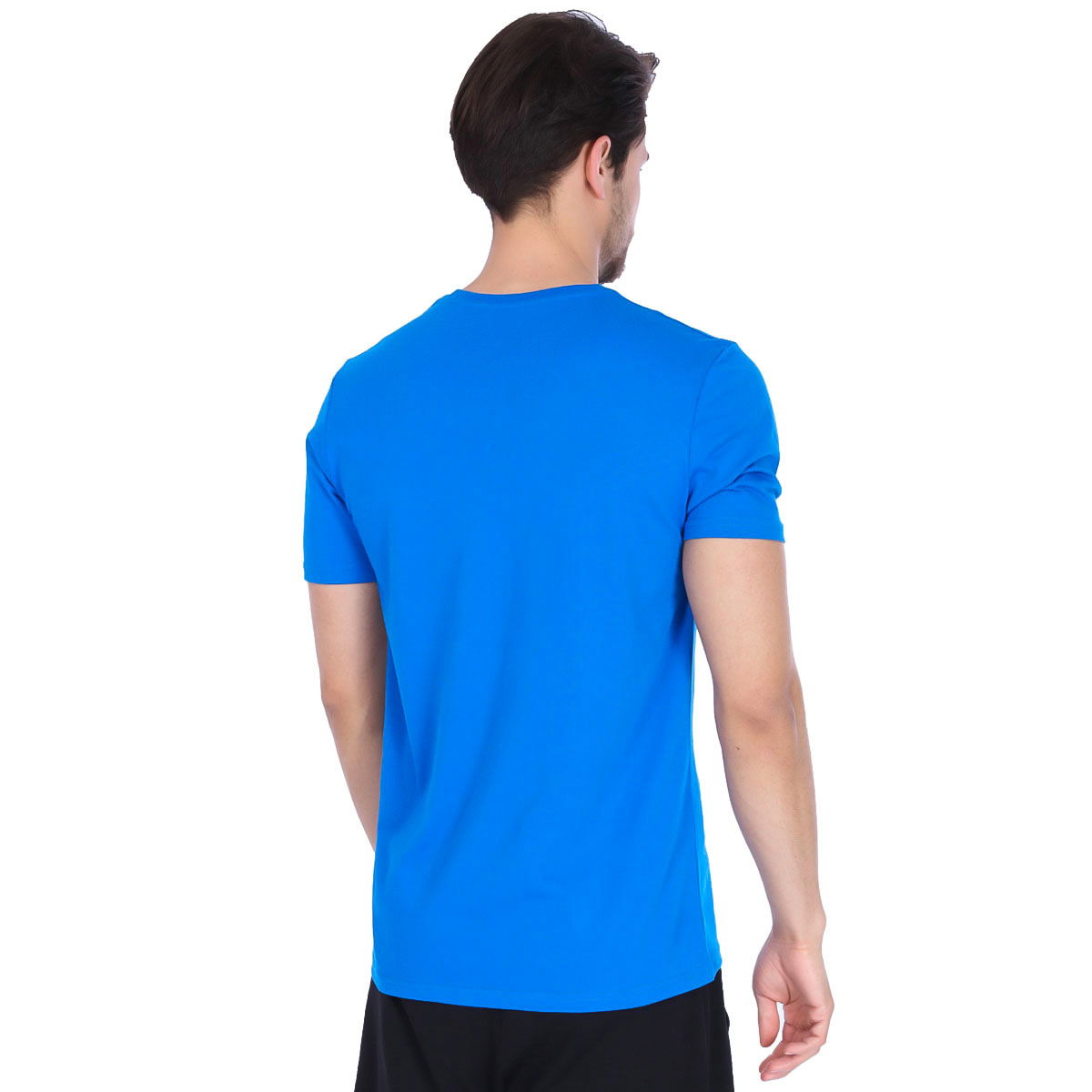Basic Erkek Mavi Günlük Stil Tişört 710200-0SX