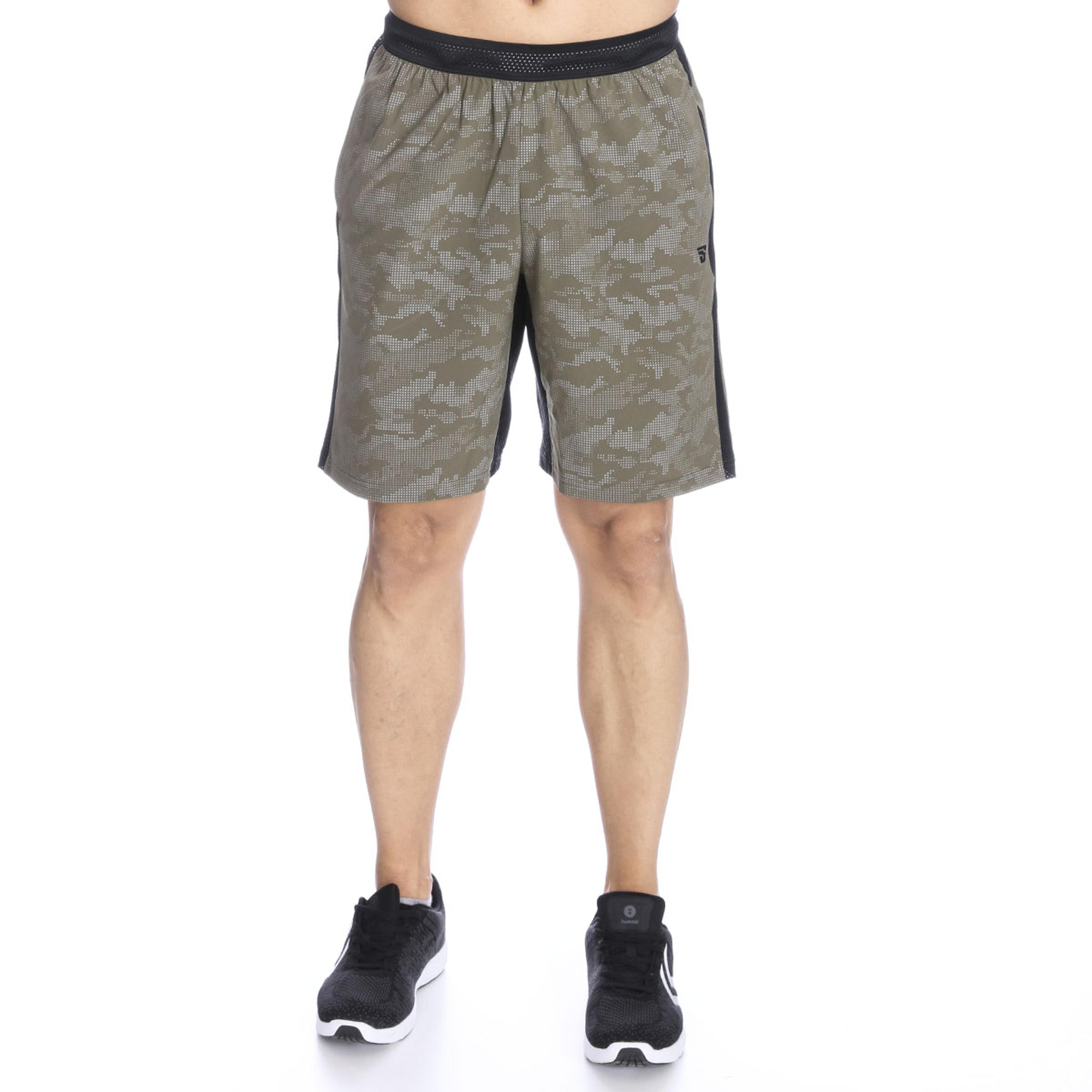 Newdigishort Erkek Haki Kamuflaj Şort 710628-BLK