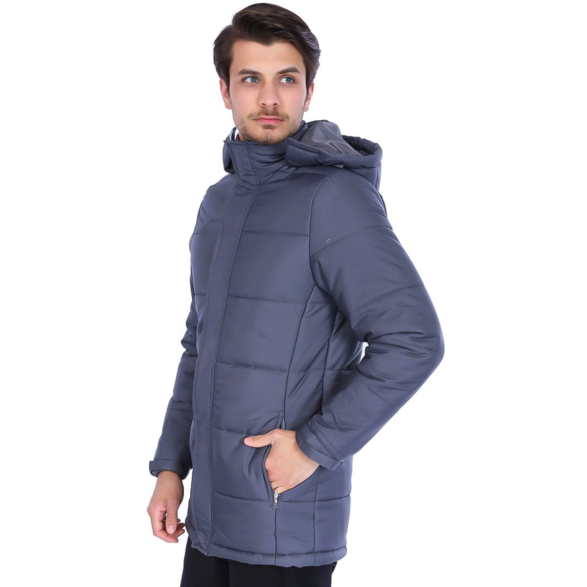 Erkek Gri Outdoor Şişme Mont 201622-00A