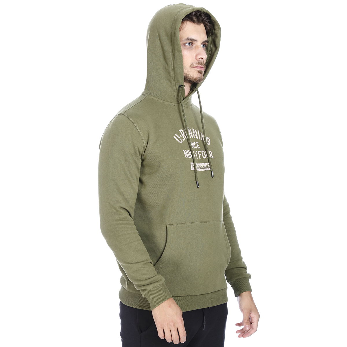 Swefour Erkek Yeşil Koşu Sweatshirt 710718-HKI