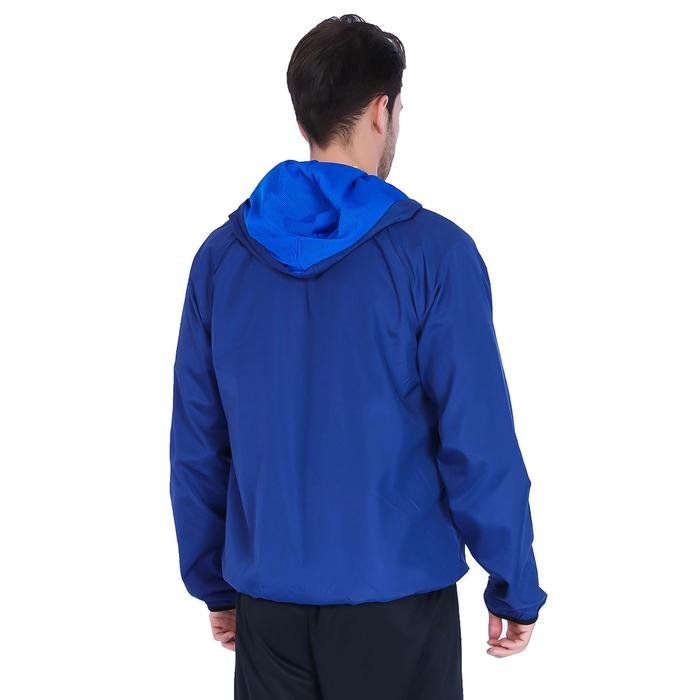 Erkek Mavi Kapüşonlu Koşu Ceketi 201530-0SX 736999