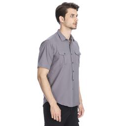 Spo-Safkisshirt Erkek Gri Koşu Gömlek 710116-00B-SP